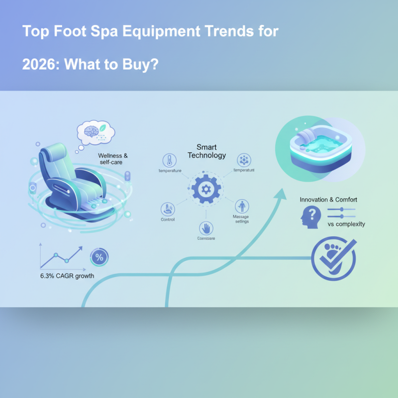 Top Foot Spa Equipment Trends for 2026 What to Buy?