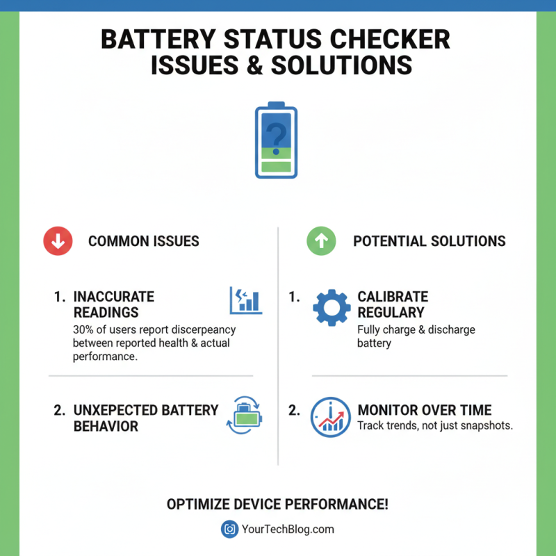 How to Use a Battery Status Checker for Optimal Performance?