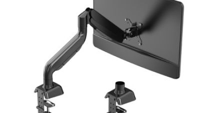 Display support swing arm