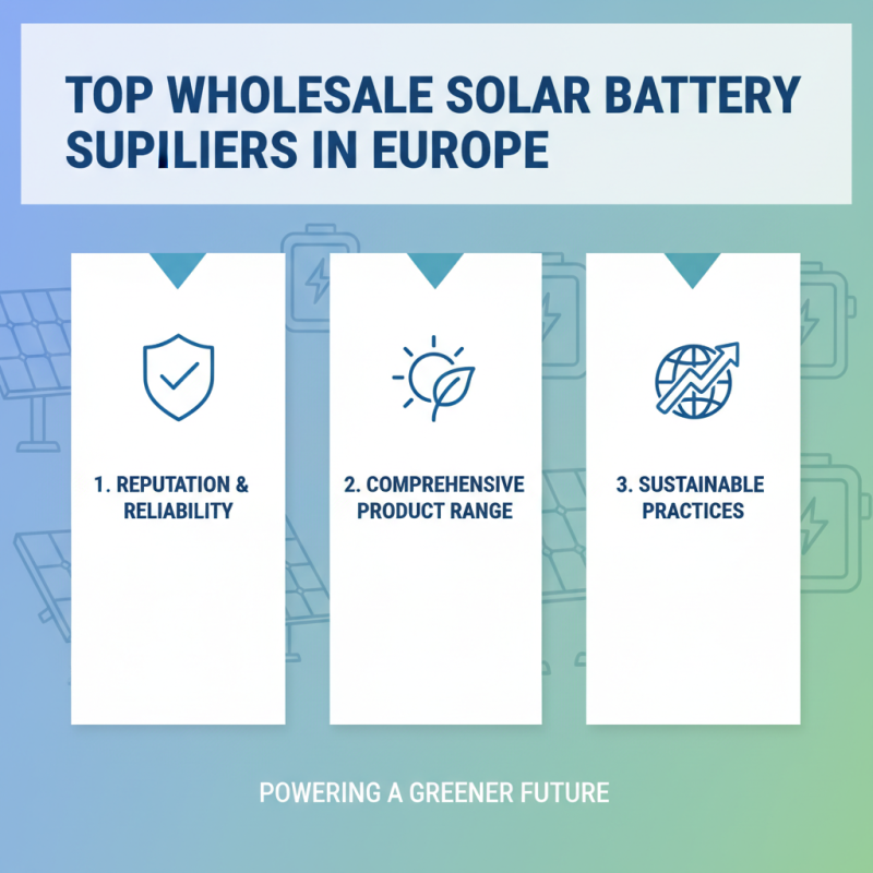 2026 Best Solar Battery Wholesale Europe Options Available?