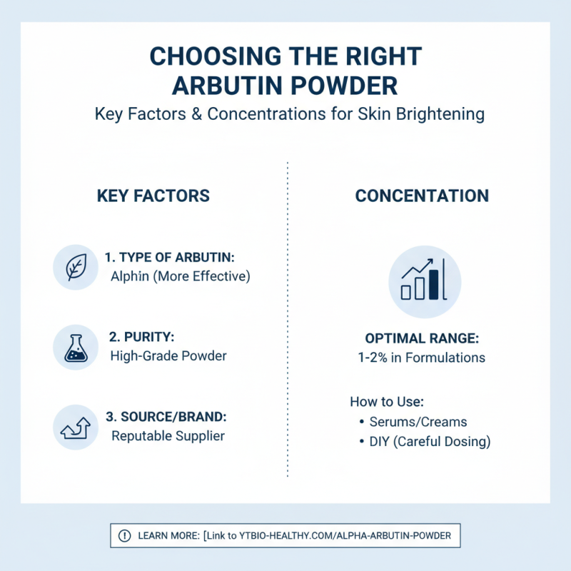 Best Arbutin Powder for Skin Brightening Benefits?