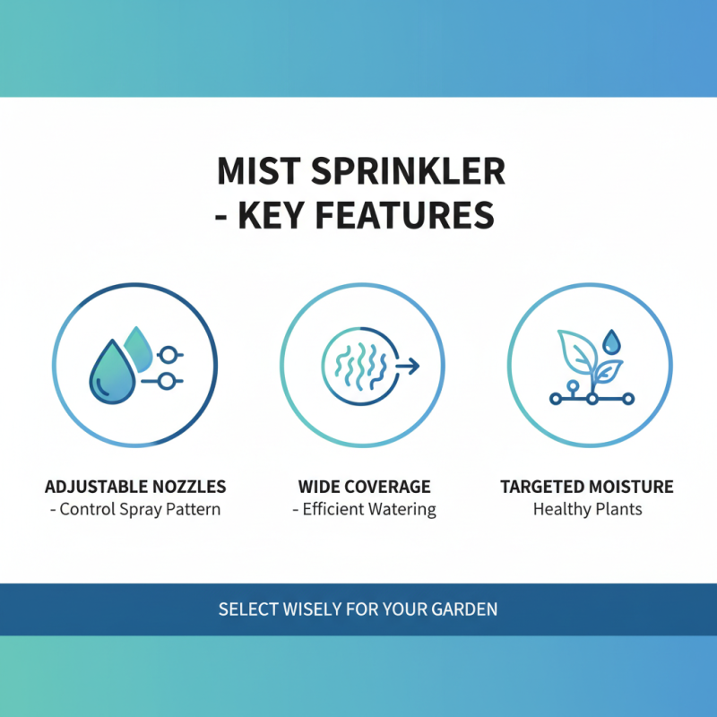 How to Choose the Best Mist Sprinkler for Your Garden?