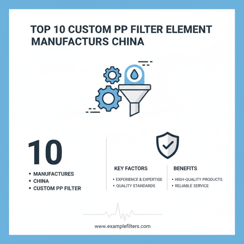 Top 10 High Quality Custom PP Filter Element Suppliers in China?