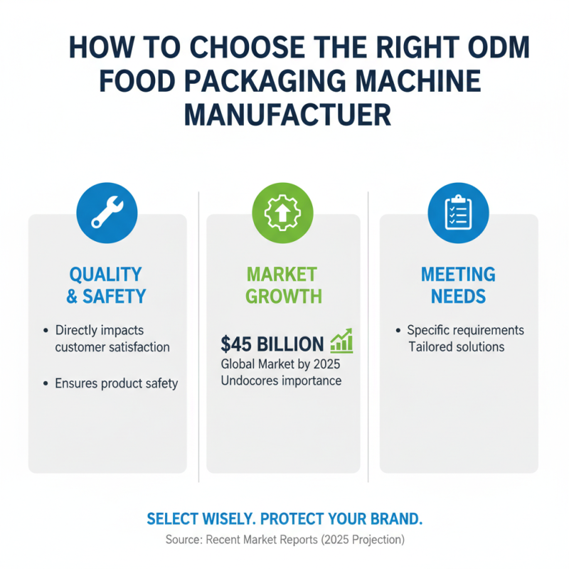What is a High-Quality ODM Food Packaging Machine Manufacturer?