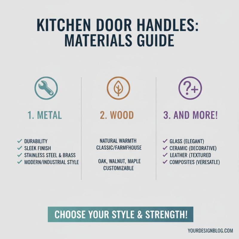 Best Kitchen Door Handles to Elevate Your Home Design?