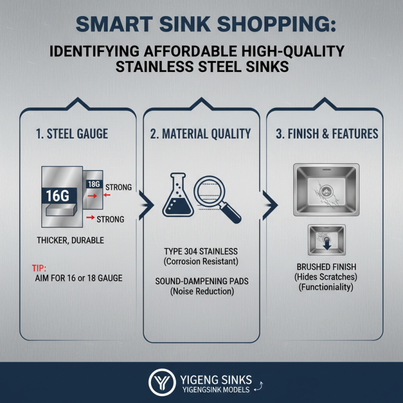 How to Find Cheap High Quality Stainless Steel Sinks?