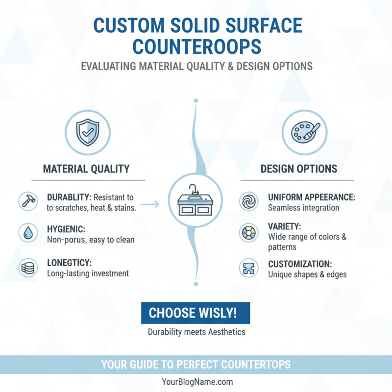 How to Choose Custom Famous Solid Surface Countertops from the Best Company?
