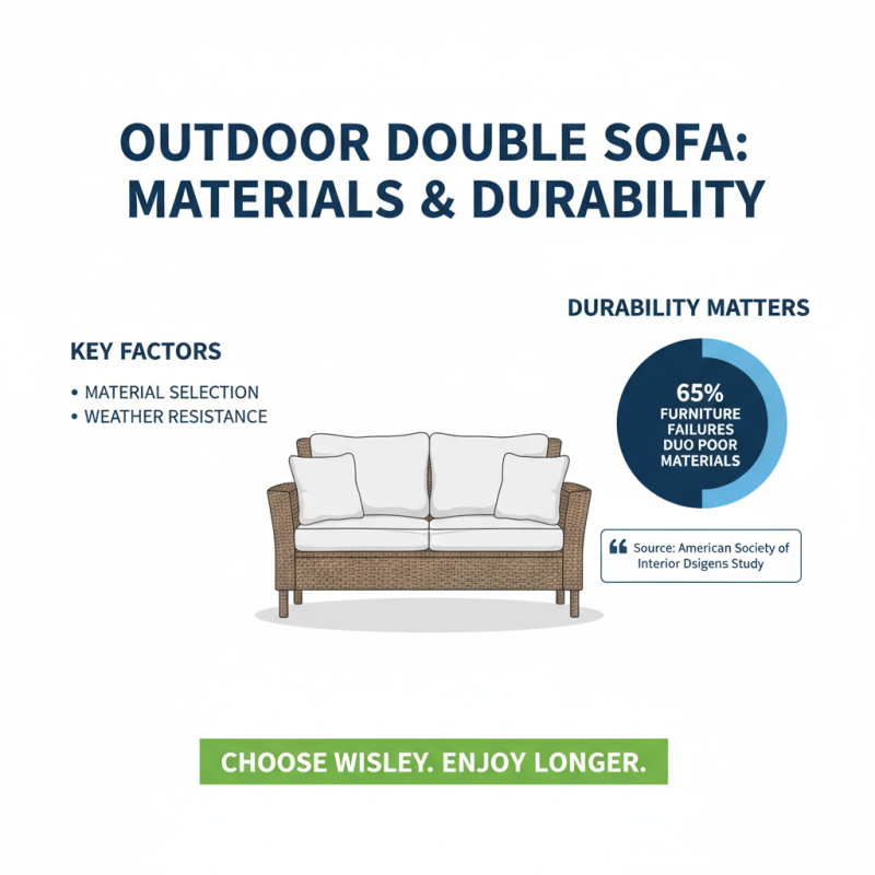 2026 How to Choose the Best Outdoor Double Sofa for Your Needs?