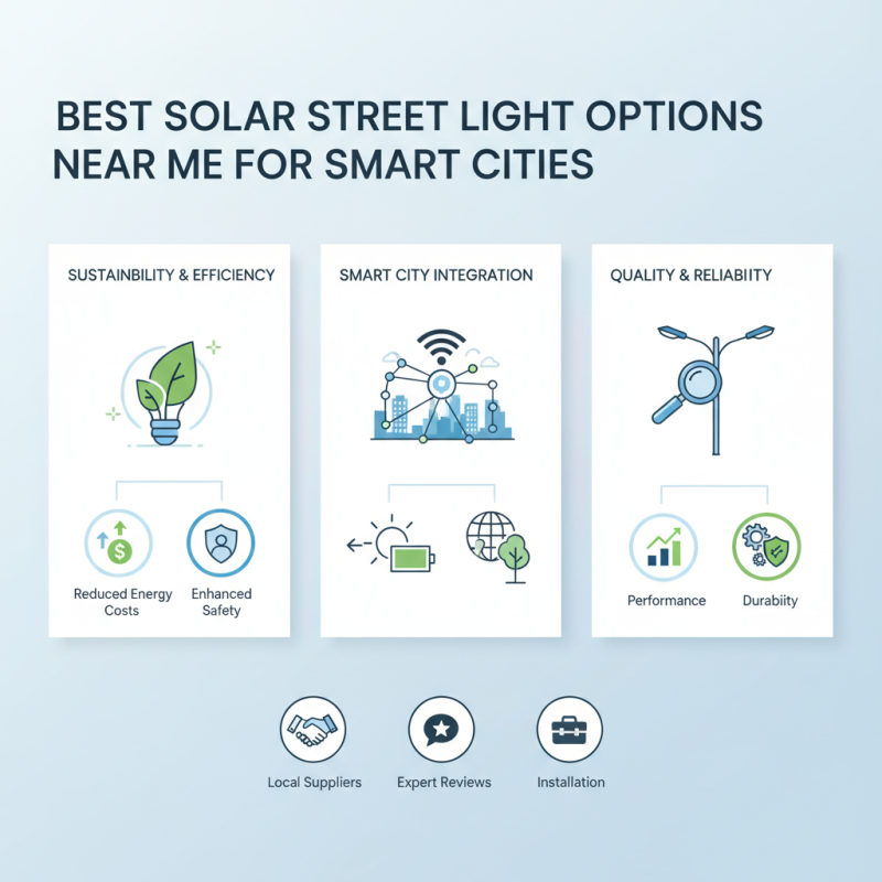 Best Solar Street Light Options Near Me for Smart Cities?