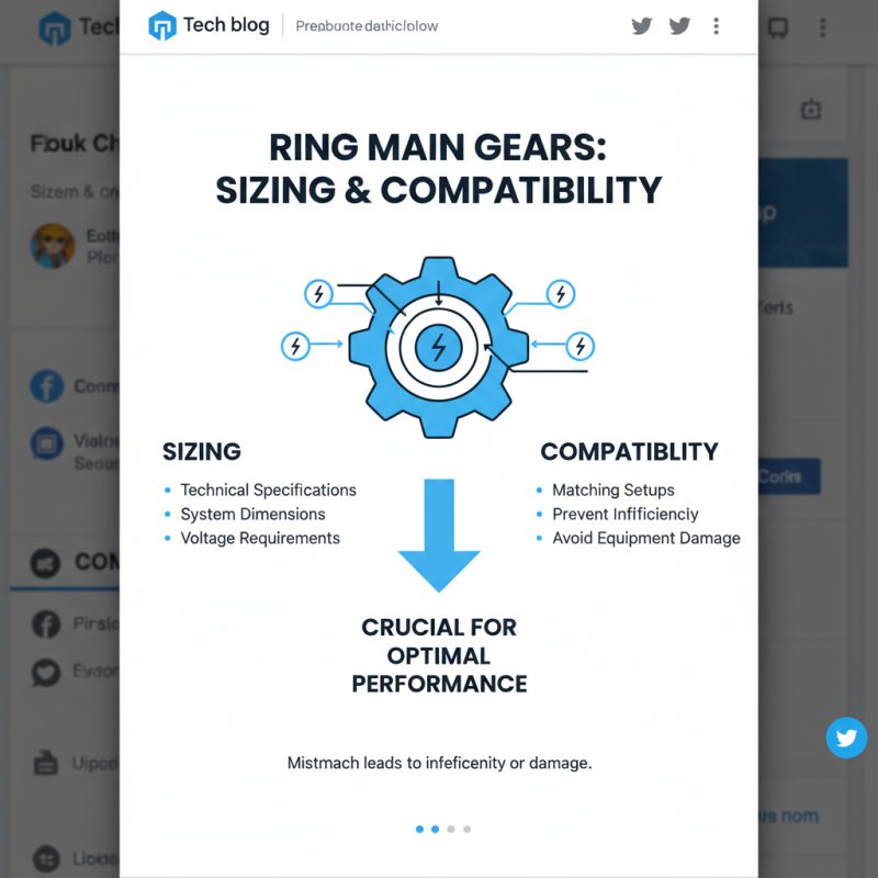 How to Choose the Right Ring Main Gear for Your Needs?