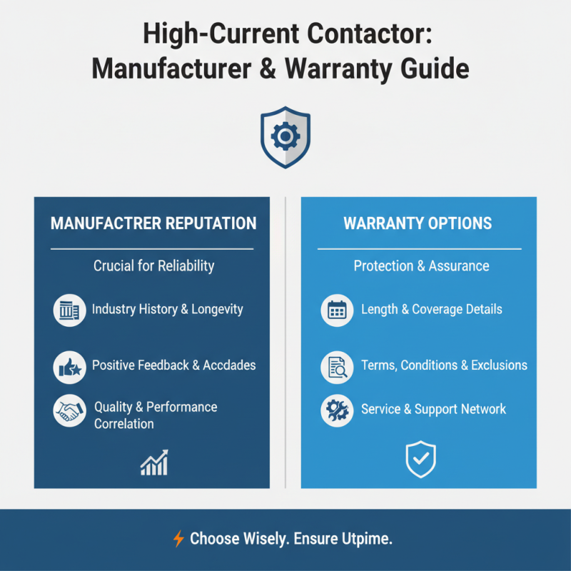 Top 5 Tips for Choosing the Right High Current Contactor?