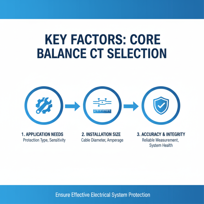 How to Choose the Right Core Balance Current Transformer?