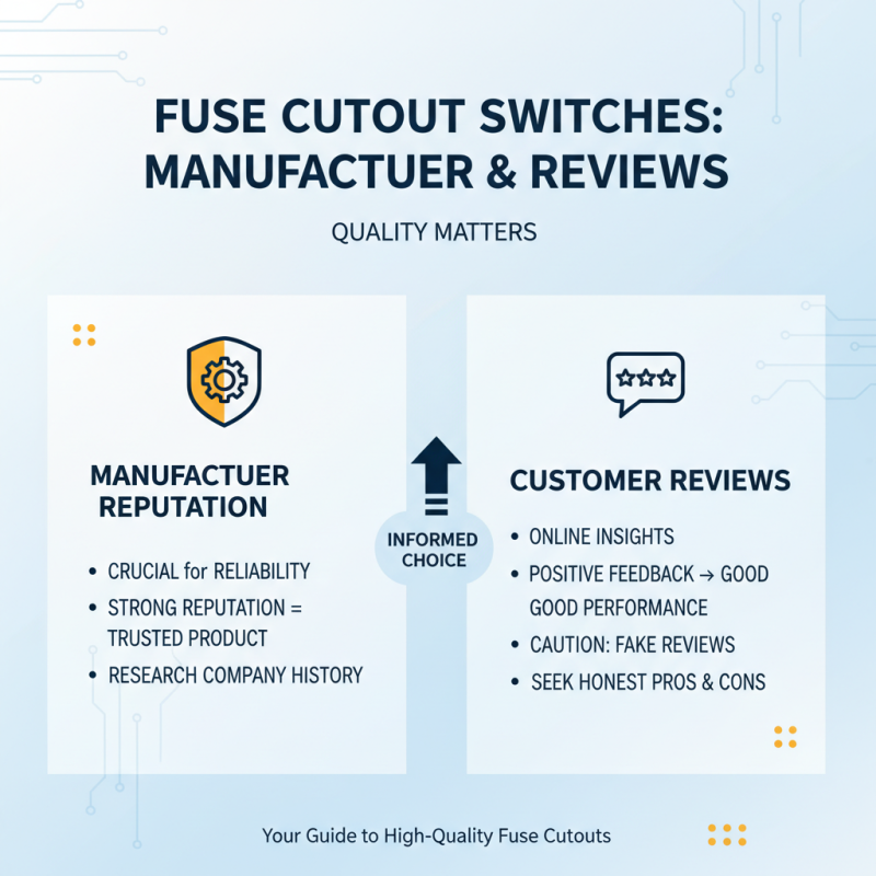 How to Choose Wholesale High-Quality Fuse Cutout Switch for Your Needs?