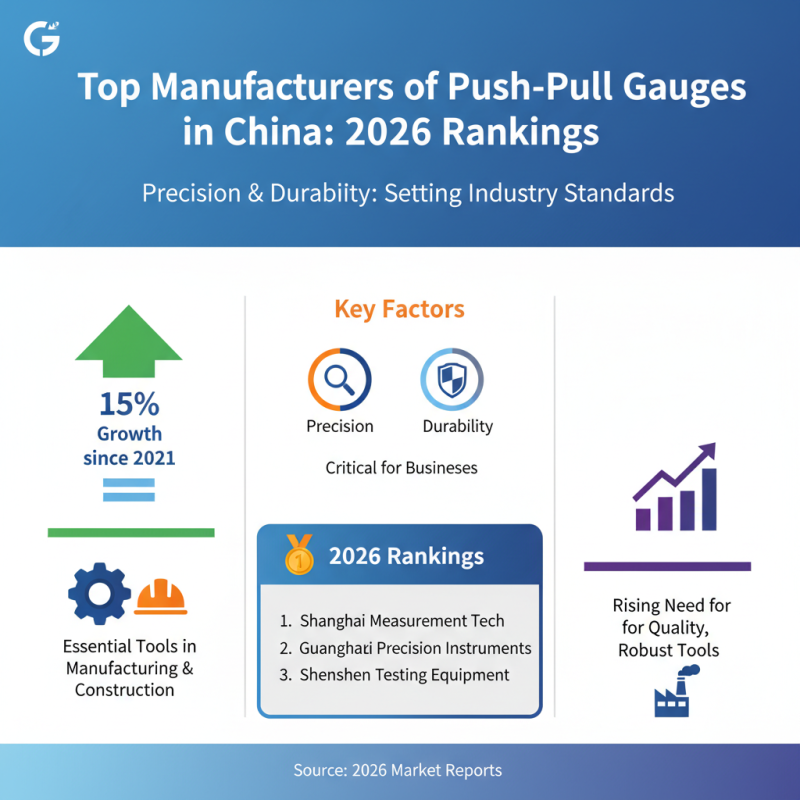 2026 Best China Wholesale Push-Pull Gauge Options for Your Business