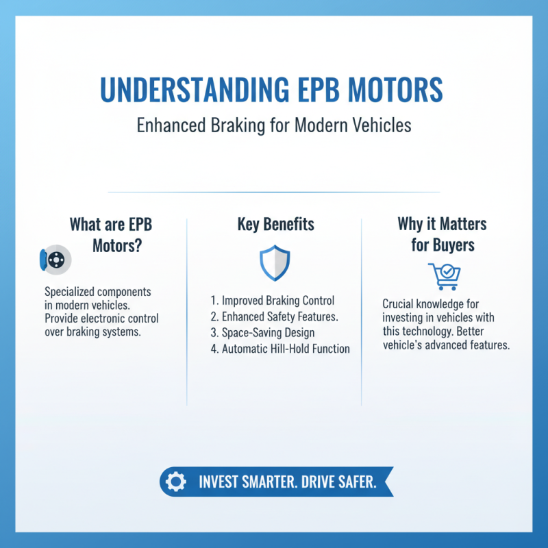 What is Epb Motor and How Does It Work for Buyers?