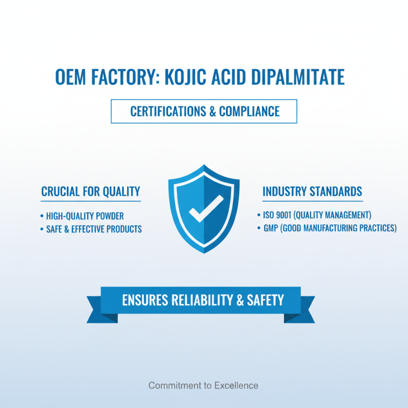 How to Choose OEM High-Quality Kojic Acid Dipalmitate Powder Factories?
