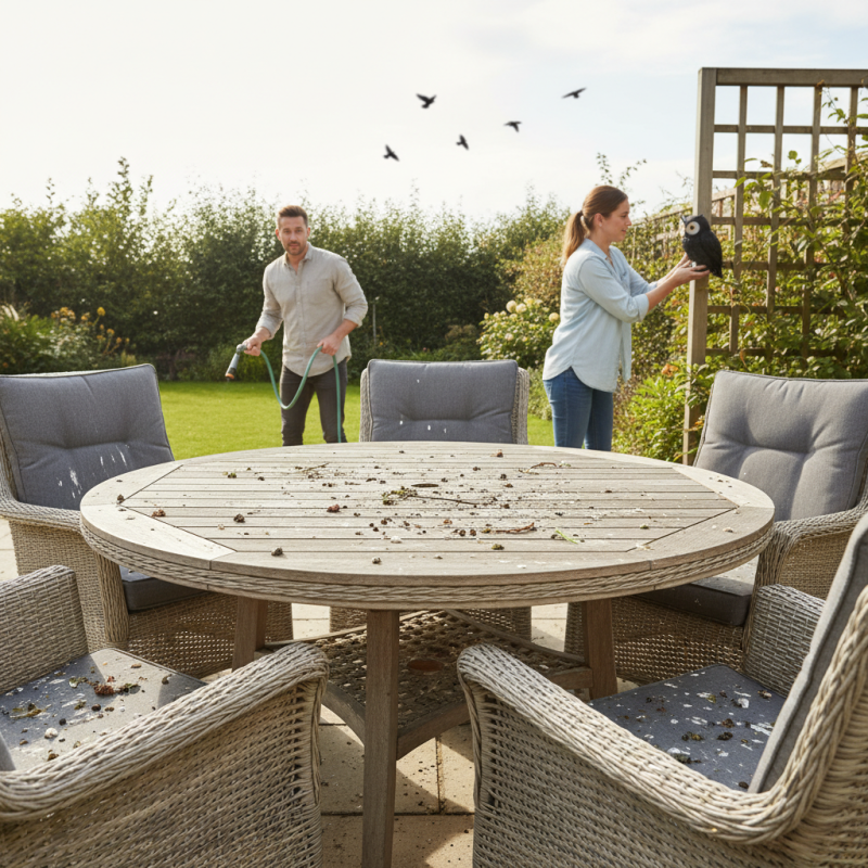 Why You Need to Keep Birds Away from Outdoor Furniture?