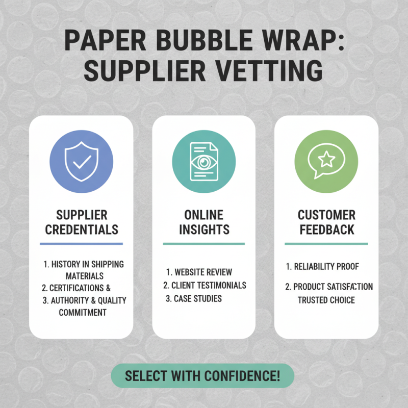 Top 10 Tips for Choosing Paper Bubble Wrap for Shipping?