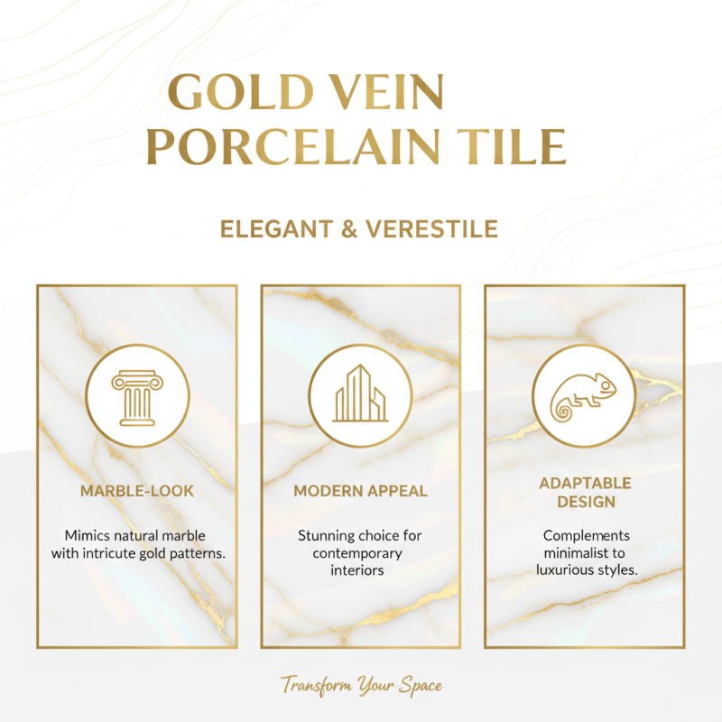 What is Gold Vein Porcelain Tile and Why Choose It?