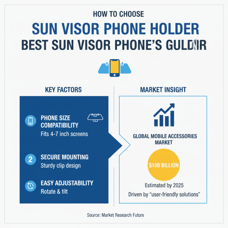 China Top Sun Visor Phone Holder for Global Buyers?