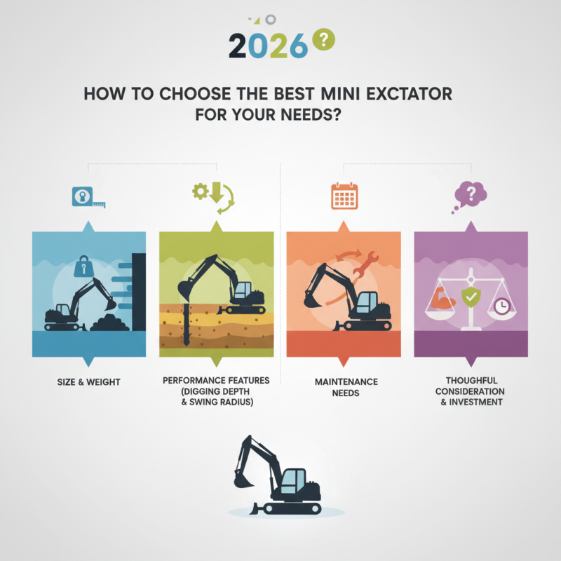 2026 How to Choose the Best Mini Excavator for Your Needs?