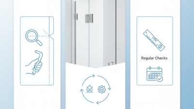 How To Adjust Glass Shower Door Hinges for Perfect Alignment?