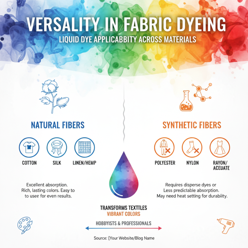 What Are the Benefits of Using Liquid Dye for Fabric?