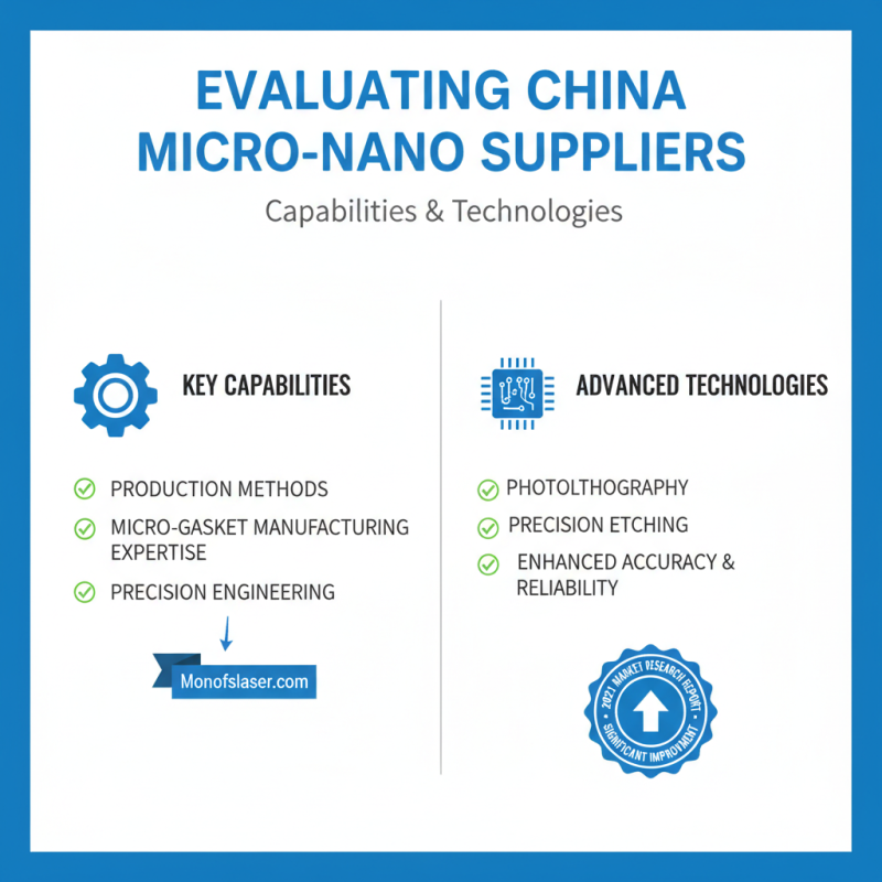 How to Choose the Best Custom China Micro-nano Manufacturing Suppliers?