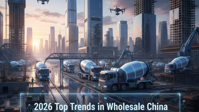 เทรนด์ยอดนิยมประจำปี 2026 ในตลาดเครื่องผสมปูนซีเมนต์สำหรับงานก่อสร้างแบบขายส่งจากประเทศจีน?