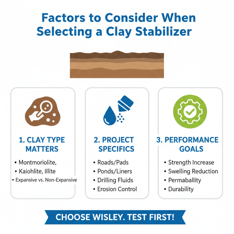 How to Choose the Right Clay Stabilizer for Your Projects?