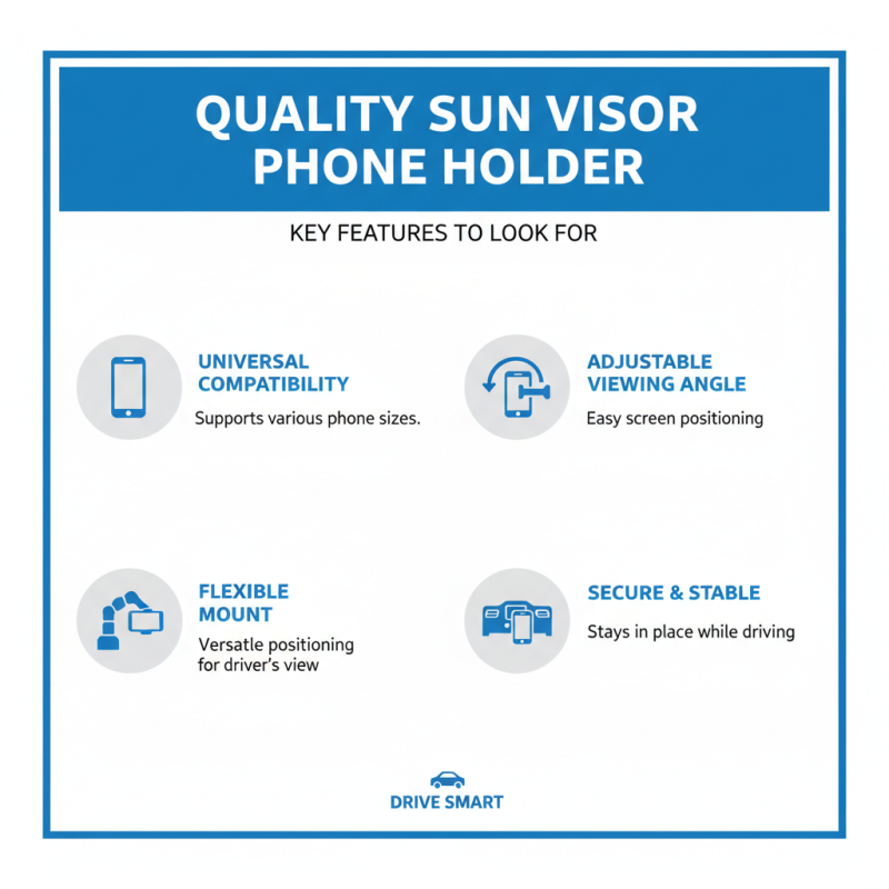 Why You Need a Sun Visor Phone Holder for Your Car?