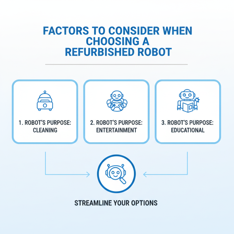 How to Choose the Best Refurbished Robot for Your Needs?