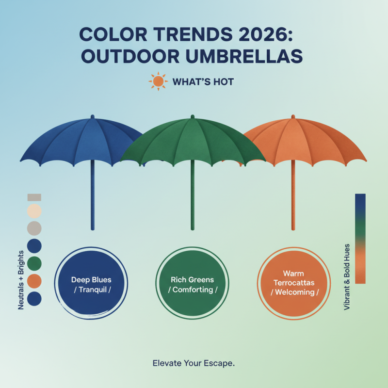 2026 Top Outdoor Table Umbrella Trends for Buyers