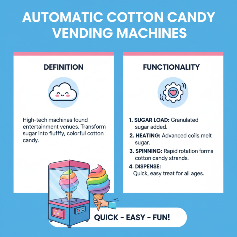 What is an Automatic Cotton Candy Vending Machine for Sale?