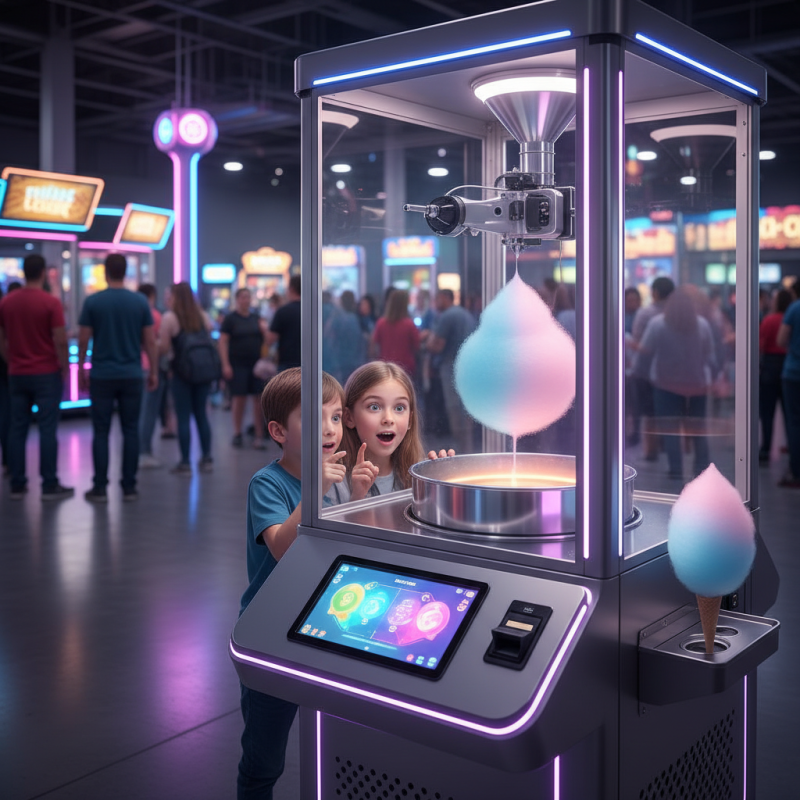 What is an Automatic Cotton Candy Vending Machine for Sale?