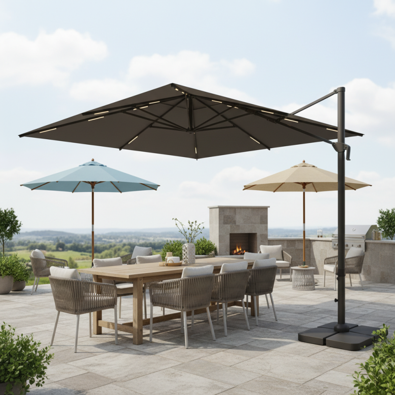 2026 Top Outdoor Table Umbrella Trends for Buyers