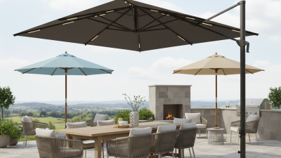 2026 Top Outdoor Table Umbrella Trends for Buyers