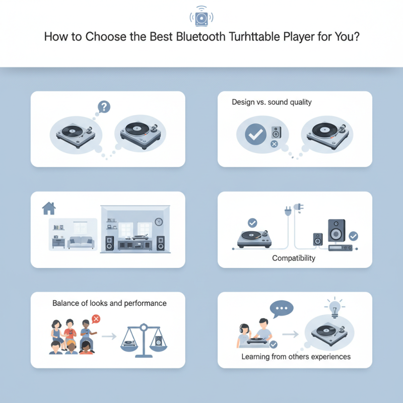 How to Choose the Best Bluetooth Turntable Player for You?