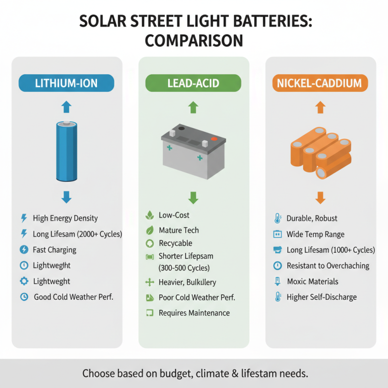 Best Solar Street Light Battery Options for Global Buyers?