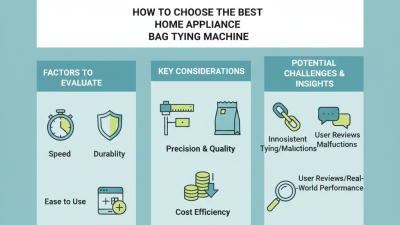 How to Choose the Best Home Appliance Bag Tying Machine?