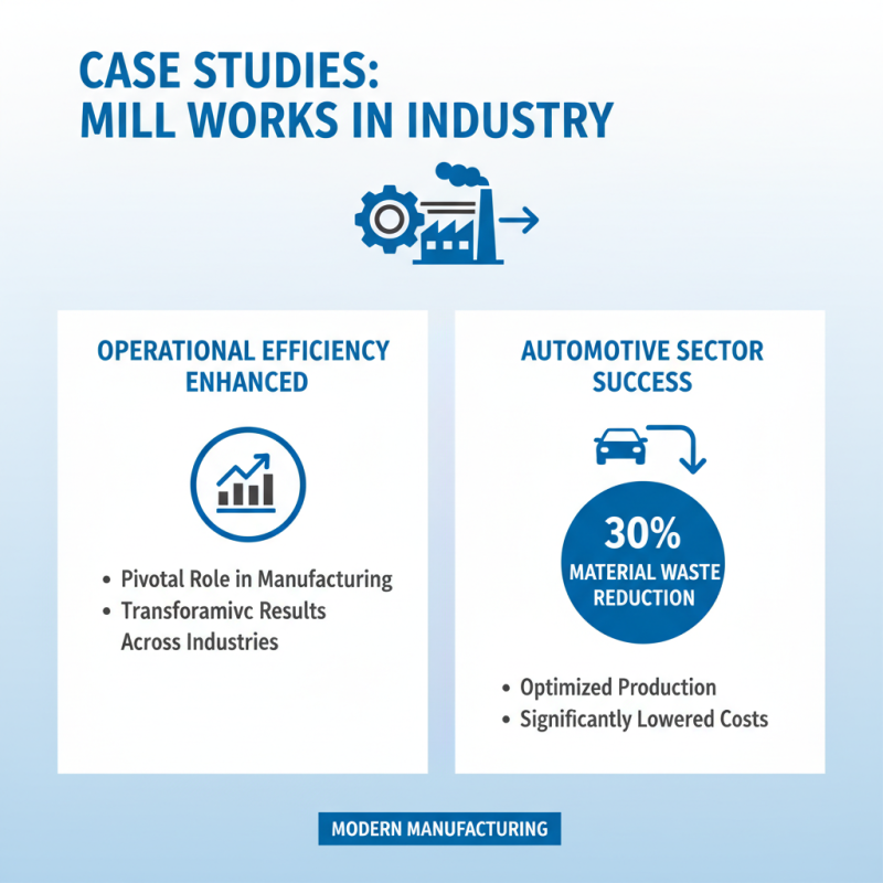 How Do Mill Works Enhance Efficiency in Manufacturing Processes?