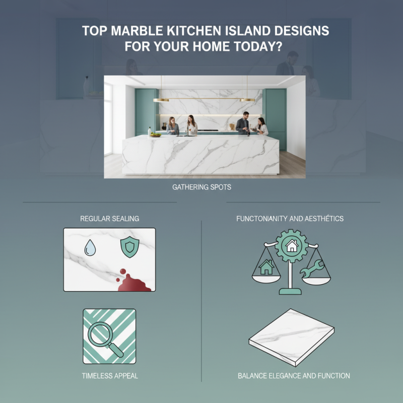 Top Marble Kitchen Island Designs for Your Home Today?