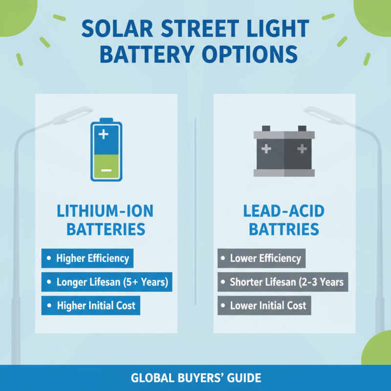Best Solar Street Light Battery Options for Global Buyers?