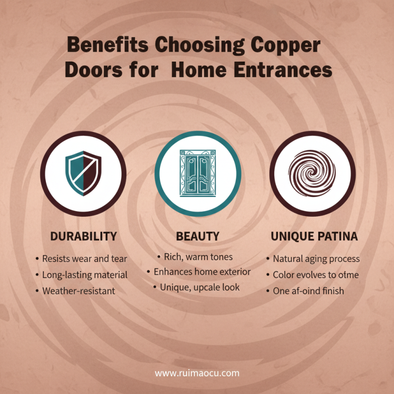Why Choose an Entrance Copper Door for Your Home?
