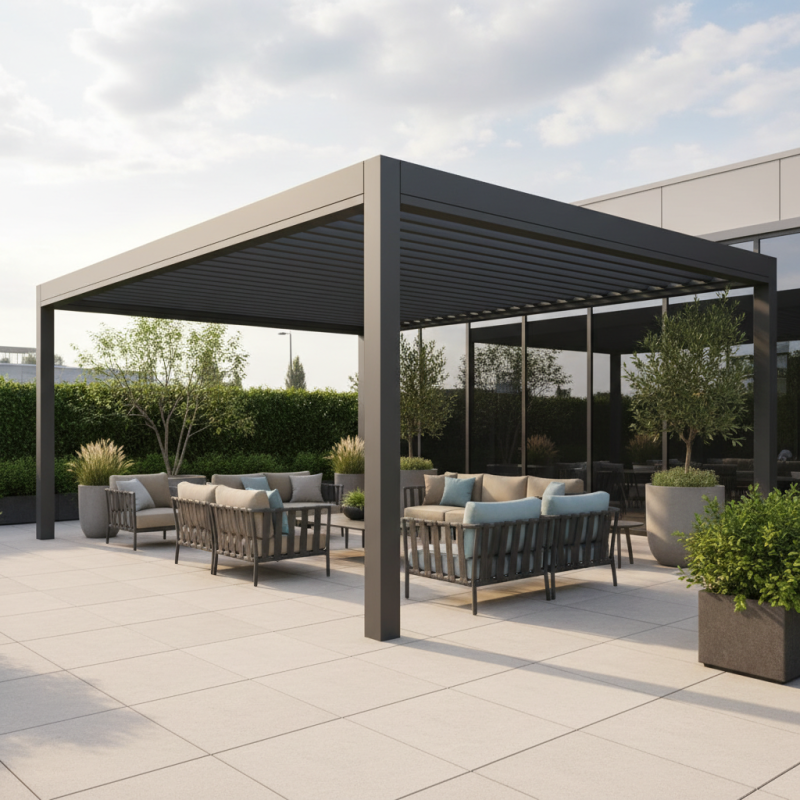 How to Choose OEM Custom Pergola for Commercial Projects?