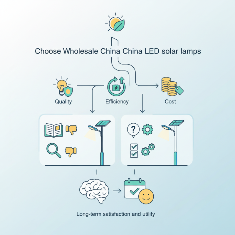 How to Choose the Best Wholesale China Led Solar Lamp for Your Needs?