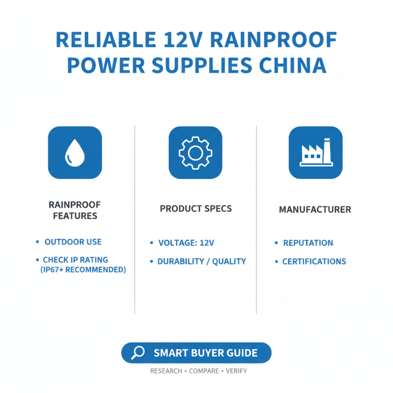 China Top 10 Power Supply 12v Rainproof Options for Buyers?