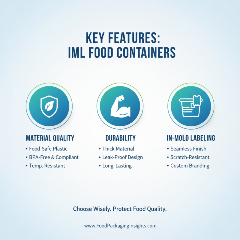2026 Best Iml Food Container Options for Global Buyers?