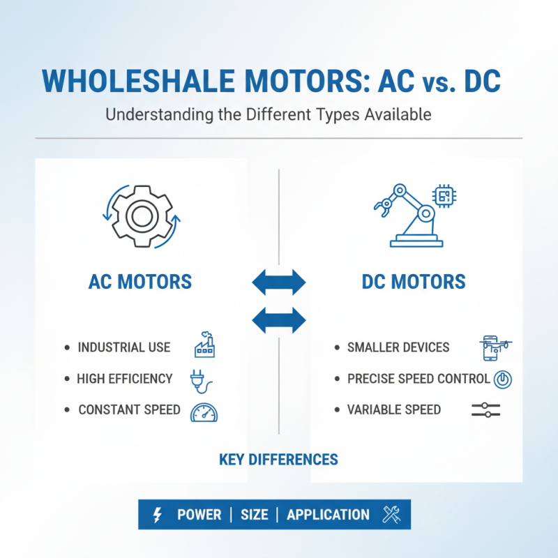 How to Choose High Quality Wholesale Motor Types for Your Business?
