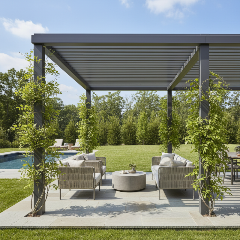 How to Choose the Best Aluminum Louvered Pergola for Your Space?